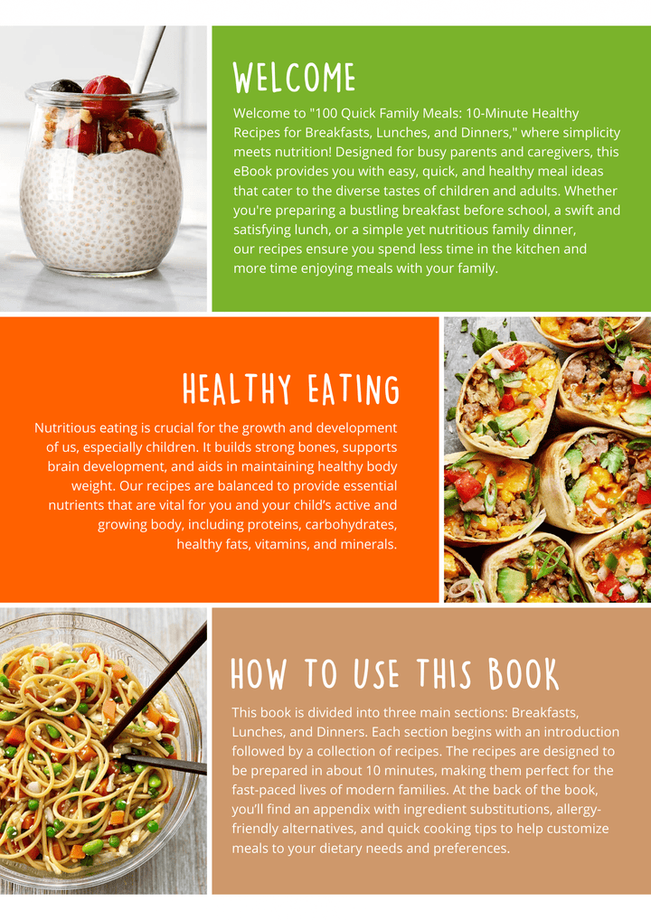 100 Quick Family Meals - Momomi