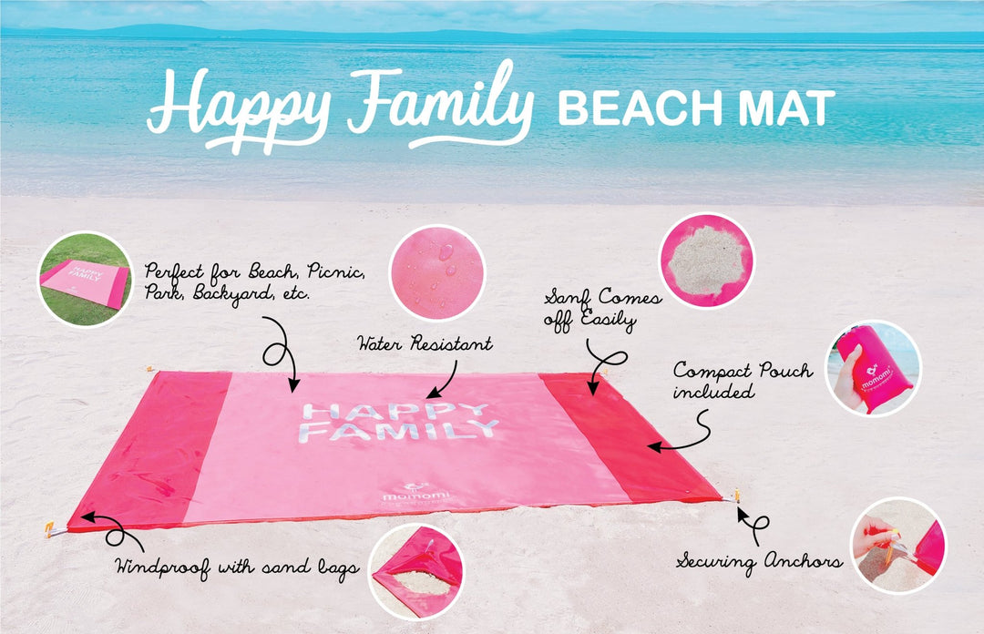 Happy Family Beach Mat - Momomi