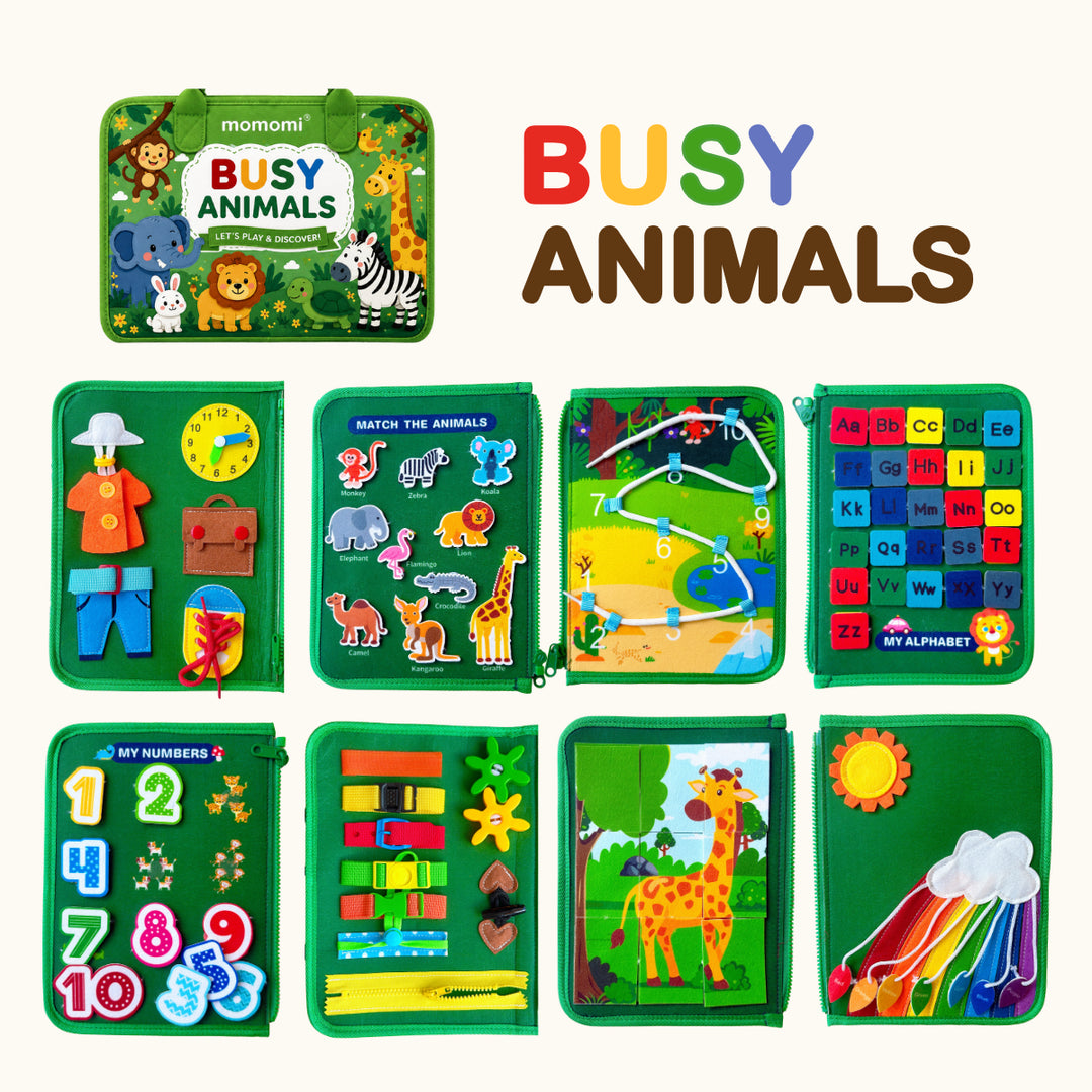 Libro de actividades Busy Book | Libro de actividades para niños pequeños sin pantallas