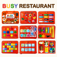 Libro de actividades Busy Book | Libro de actividades para niños pequeños sin pantallas