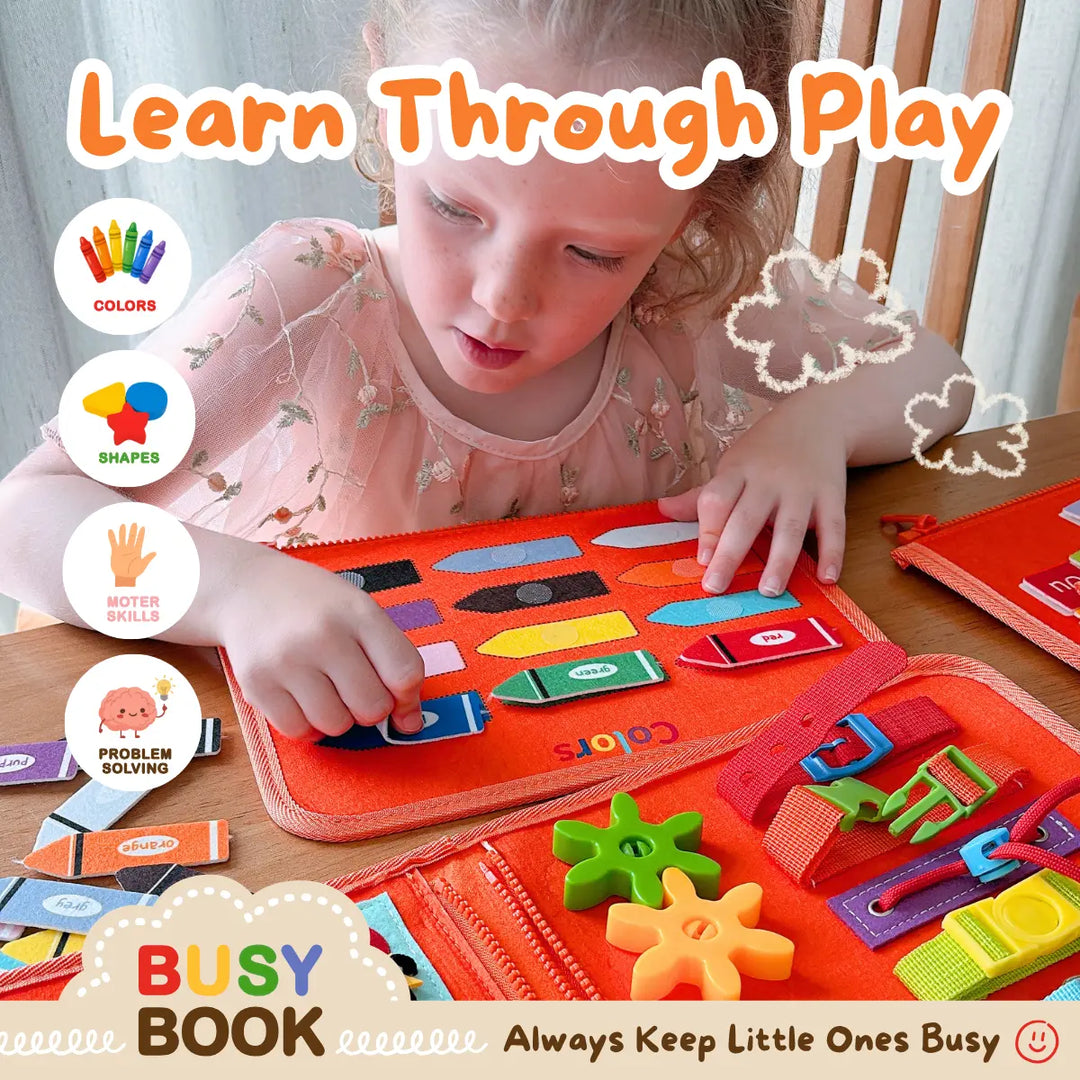 Busy Book | Screen-Free Toddler Activity Book