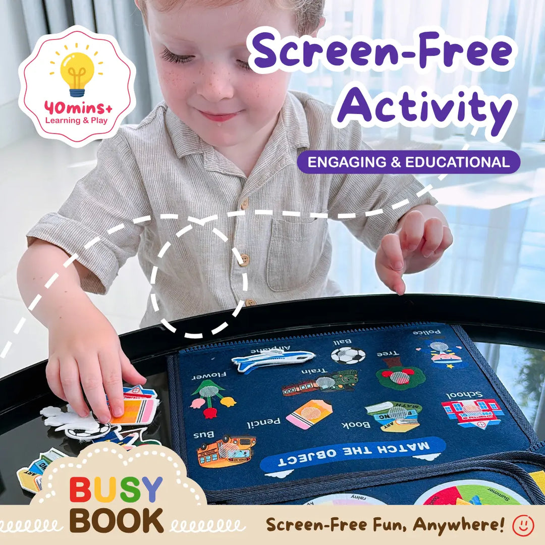 Busy Book | Screen-Free Toddler Activity Book