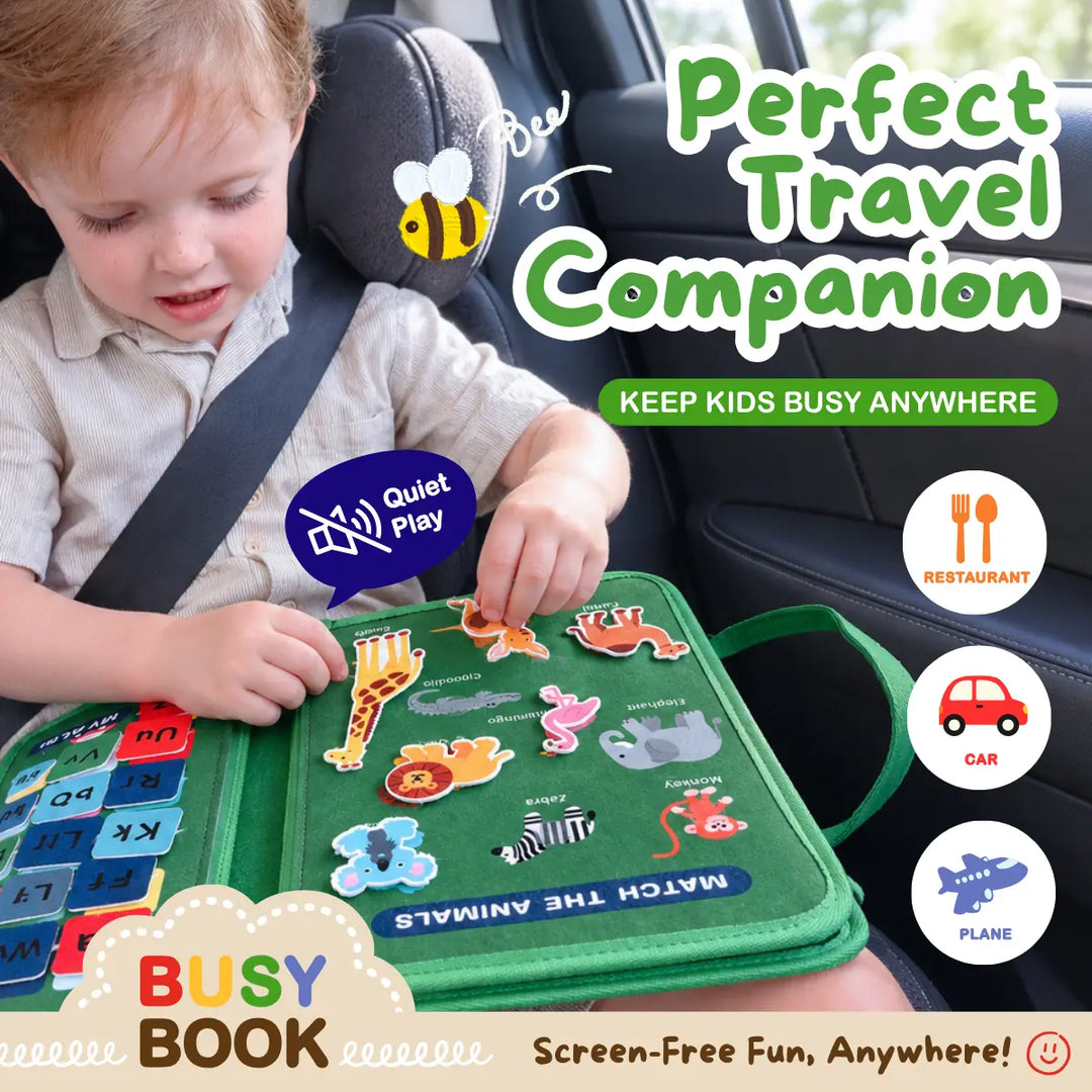 Busy Book | Screen-Free Toddler Activity Book