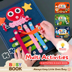 Busy Book | Screen-Free Toddler Activity Book
