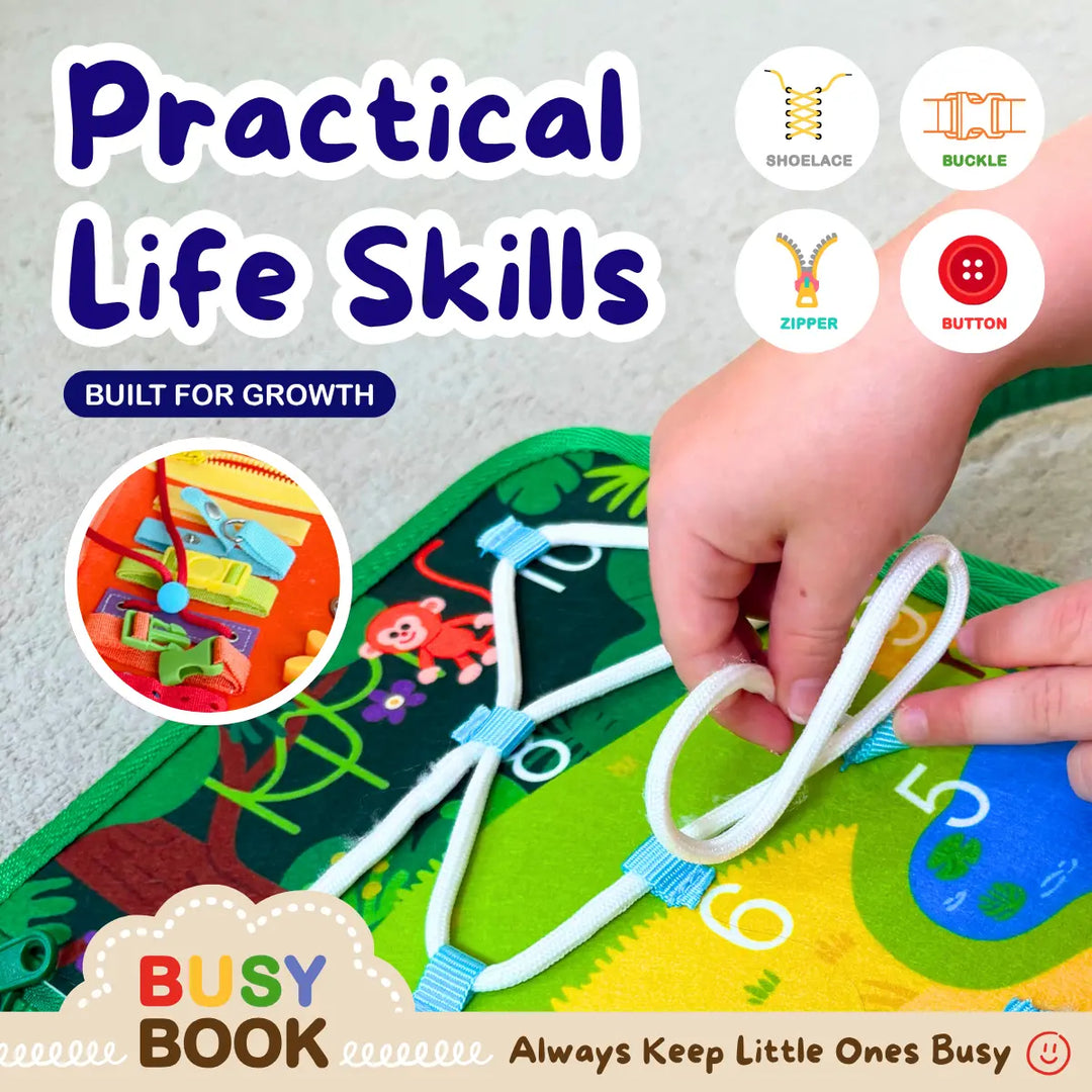 Busy Book | Screen-Free Toddler Activity Book
