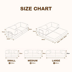 Moofu™ 6-in-1 Modular Kids Sofa Bed
