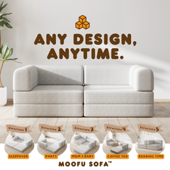 Moofu™ 6-in-1 Modular Kids Sofa Bed